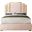 Hugo Velvet Queen Bed In Pink