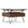 Hunter Lift Top Square Coffee Table In Walnut