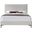 Hunter Linen Textured Full Bed In Cream