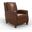 Hunter Manual Pushback Recliner In Chestnut Charm