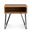 Hunter Solid Mango Wood End Table In Natural