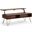 Hunter Solid Mango Wood Lift Top Coffee Table In Umber Brown