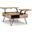 Hunter Solid Mango Wood Lift Top Square Coffee Table In Natural
