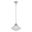 Huntley 12 Inch Pendant Clear Glass In Satin Nickel