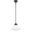 Huntley 12 Inch Pendant Milk Glass In Oil Rubbed Bronze