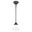 Huntley 6.25 Inch Mini Pendant Milk Glass In Oil Rubbed Bronze