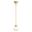 Huntley 6.25 Inch Pendant In Natural Brass