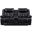 Huron Power Double Reclining Loveseat with Center Console and Charging Ports In Black