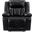 Huron Power Reclining Chair with LED and Charging Ports In Black
