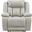 Huron Power Reclining Chair with LED and Charging Ports In Gray