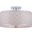 Hutch 3 Light 16 Inch Dia Chrome Flush Mount