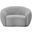 Hyde Boucle Fabric Chair In Grey