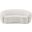 Hyde Boucle Fabric Loveseat In Cream