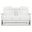 Hyland Wave Outdoor Glider Loveseat In White