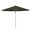 Ibiza 11' Wood and Aluminum Umbrella In Forest Green