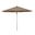 Ibiza 11' Wood and Aluminum Umbrella In Taupe
