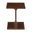 Idiom Accent End I-Table In Walnut