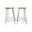 Illona 24 Inch Counter Stool - Set of 2 In Whitewash