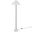 Illusion Marble Dome Floor Lamp In Black