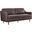 Impart Genuine Leather Sofa In Brown