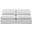 Indulge Linen Textured Fabric 2 Piece Modular Sofa In White