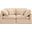 Indulge 2 Piece Modular Sofa In Beige Velvet