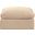 Indulge Ottoman In Beige Velvet