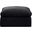 Indulge Ottoman In Black Velvet