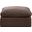 Indulge Ottoman In Brown Velvet