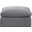 Indulge Ottoman In Grey Velvet