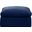 Indulge Ottoman In Navy Velvet