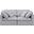 Indulge Textured Fabric 2 Piece Modular Sofa In Grey Linen