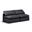 Indulge Vegan Leather 2 Piece Modular Sofa In Black