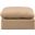 Indulge Vegan Leather Ottoman In Tan