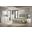 Ines 52-Inch Fabric Upholstered Panel Bedroom Set In Grey