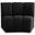 Infinity Boucle Fabric Modular Chair In Black