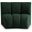 Infinity Boucle Fabric Modular Chair In Green