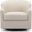 Infinity Swivel Glider Barrel Chair In Linen