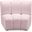 Infinity Velvet Modular Chair In Pink