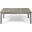 Ingenious Outdoor Acacia Wood Coffee Table with Slat Panel Design In Light Grey