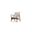 Ingrid Lounge Chair Ash Frame In Walnut Finish In Ostrich