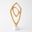 Interplay Sculpture In Gold Leaf