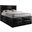 Ireland Black Full Bookcase Storage Bed