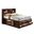 Ireland Bookcase Bed (Espresso) (King)
