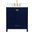 Irene 30 Inch Single Bathroom Vanity In Blue With Backsplash