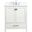 Irene 30 Inch Single Bathroom Vanity In White With Backsplash