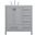 Irene 32 Inch Single Bathroom Vanity In Gray