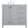 Irene 36 Inch Single Bathroom Vanity In Gray