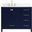 Irene 42 Inch Single Bathroom Vanity In Blue With Backsplash