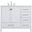 Irene 42 Inch Single Bathroom Vanity In White